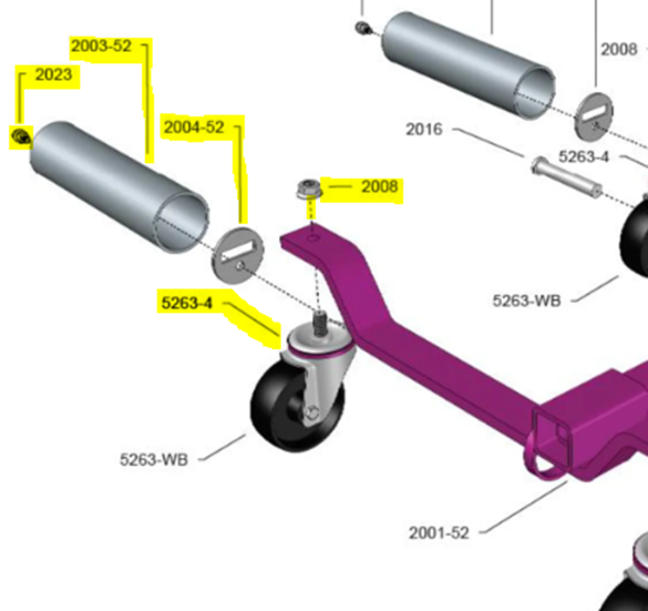 Diagram of a scooter with parts and numbers
Description automatically generated